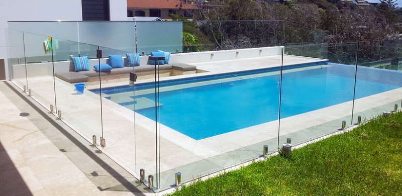 Barrière piscine verre sans montant et sans cadre Aqua