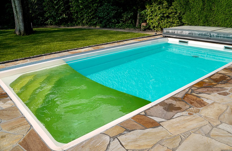 L'eau de ma piscine est verte : comment faire ?